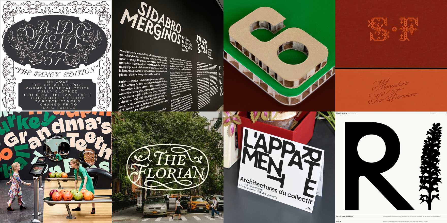 Fonts in Use