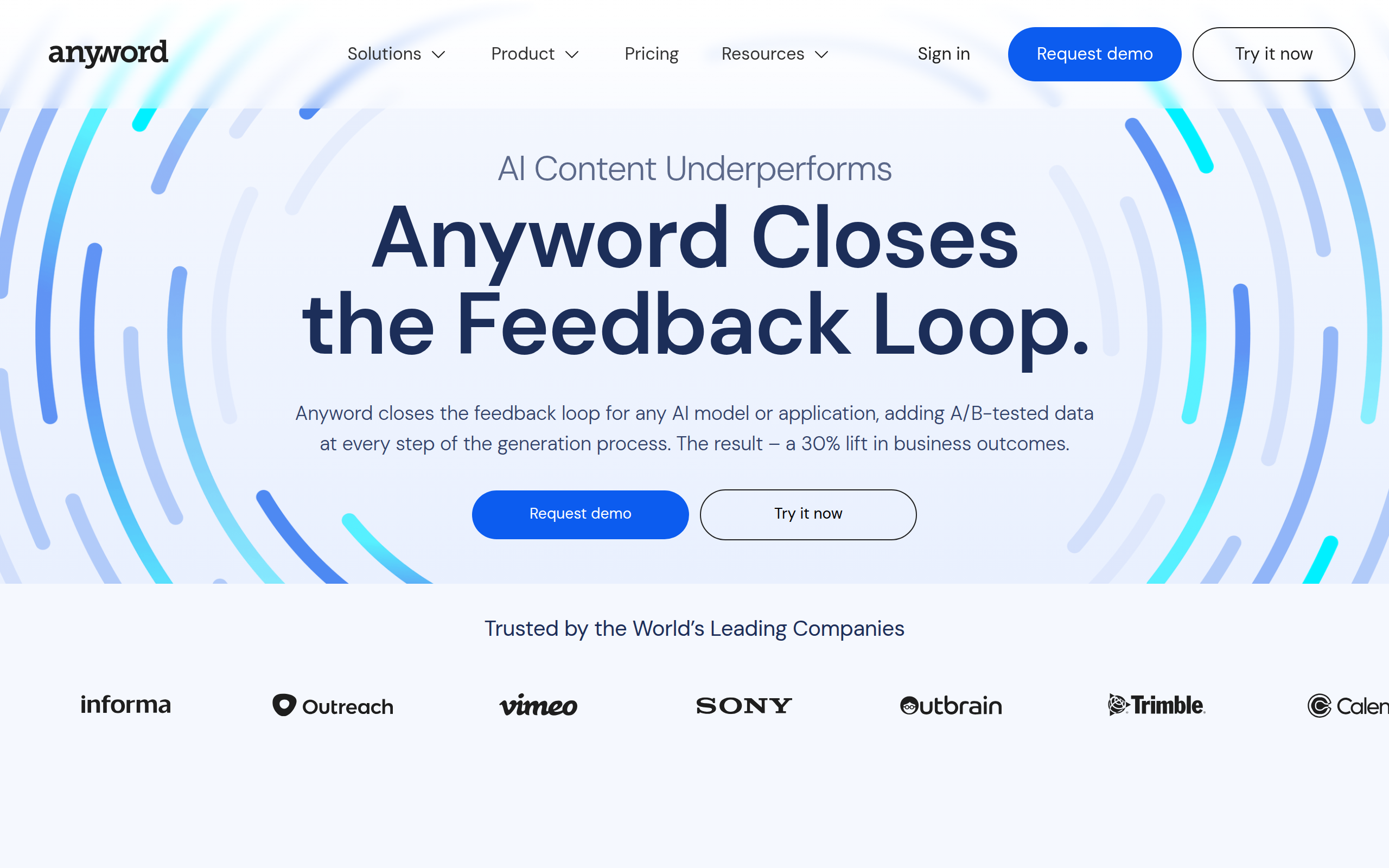 Front-page screenshot of the Awork website, showing its interface and branding.