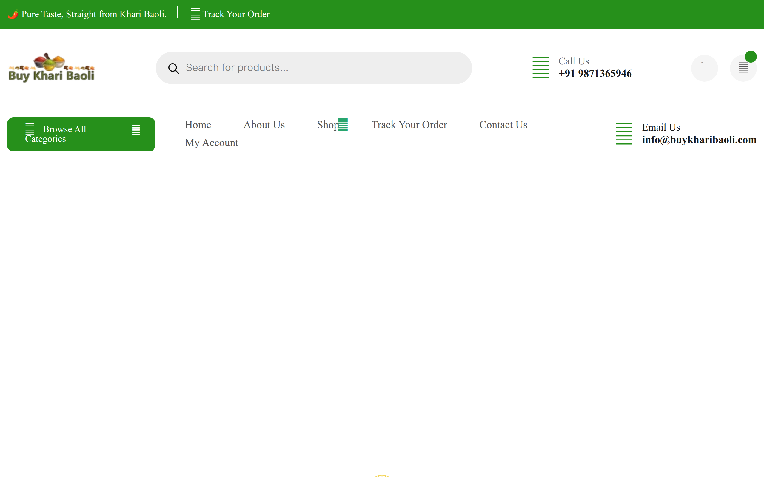 BuyKharibaoli Website Screenshot