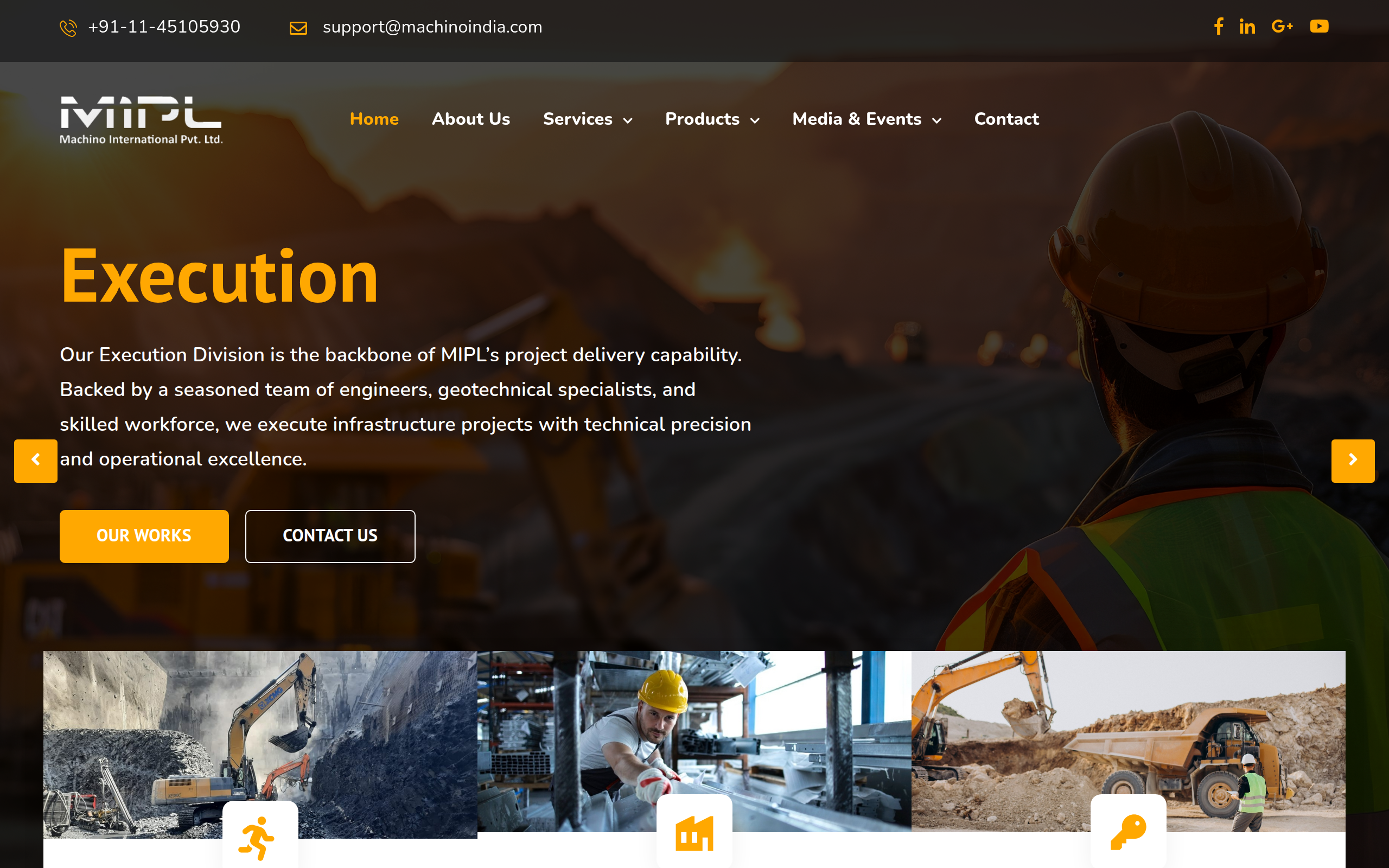 Demo Project Website Screenshot