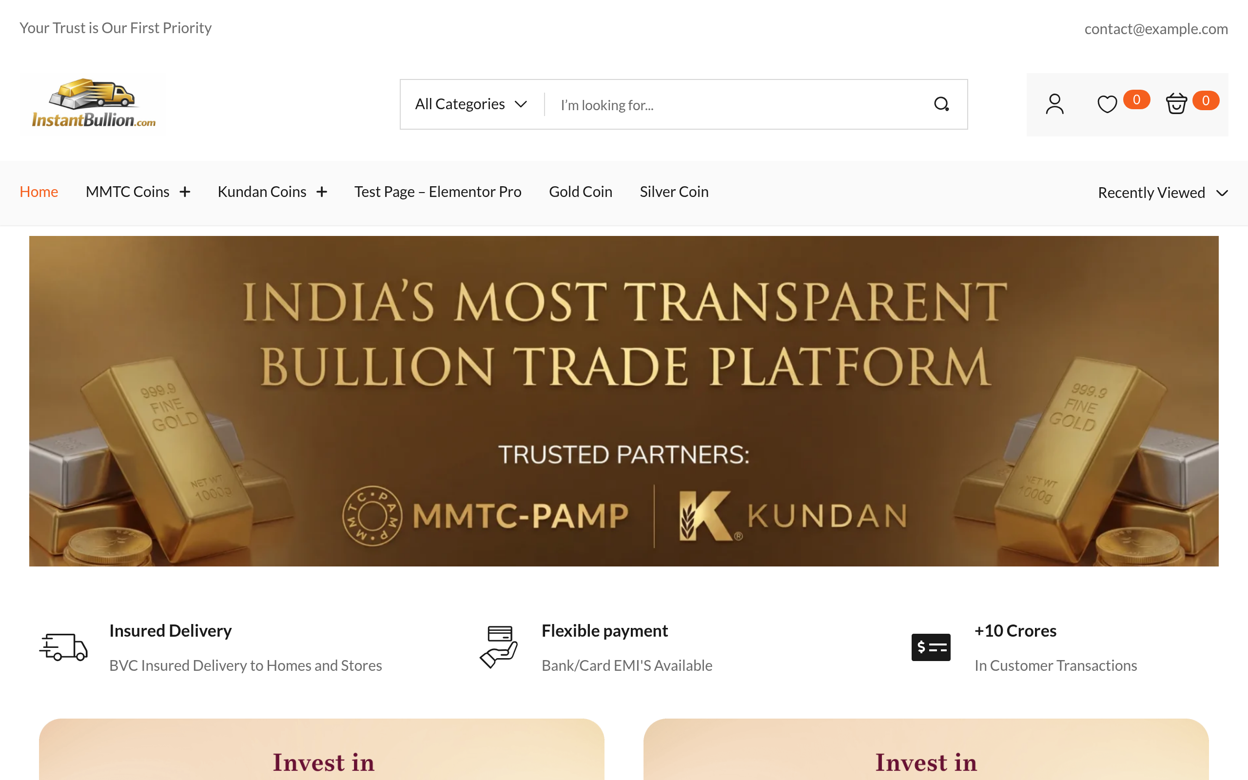 Instant Bullion Screenshot