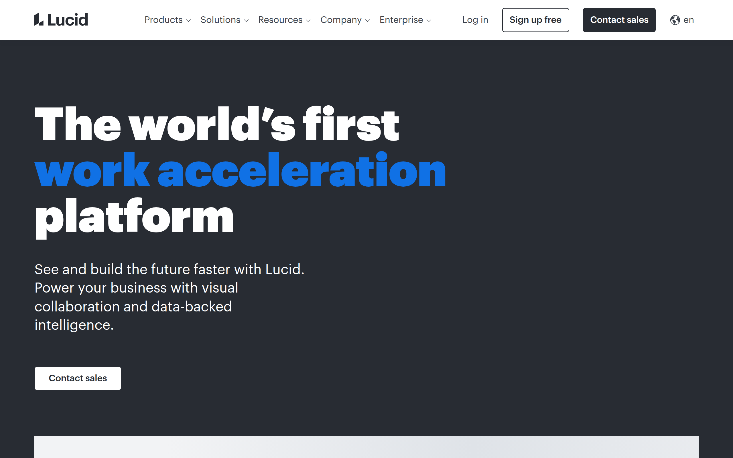 Front-page screenshot of the Awork website, showing its interface and branding.