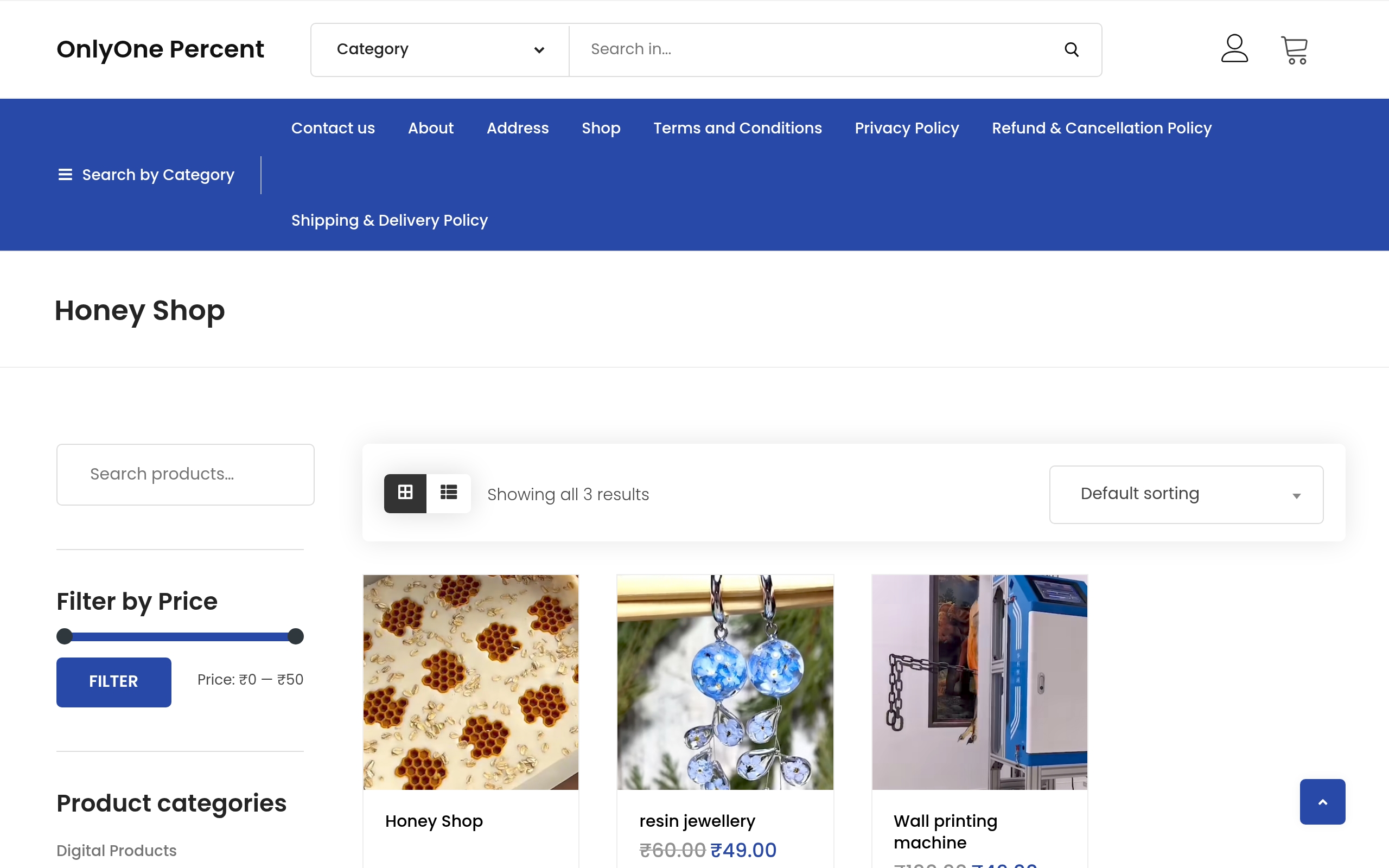 OnlyOnePercents Screenshot