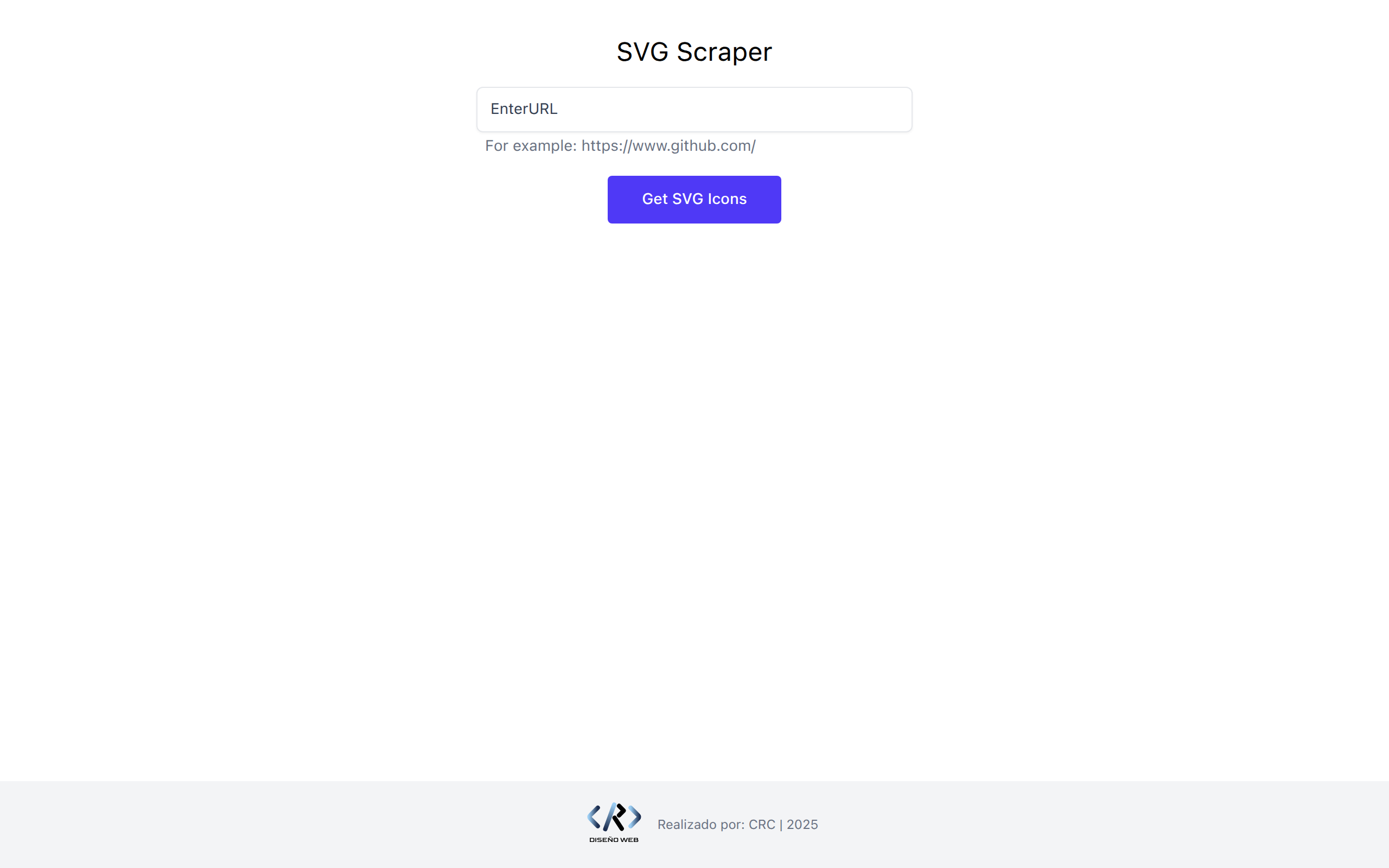 Vista previa del proyecto ScraperURL