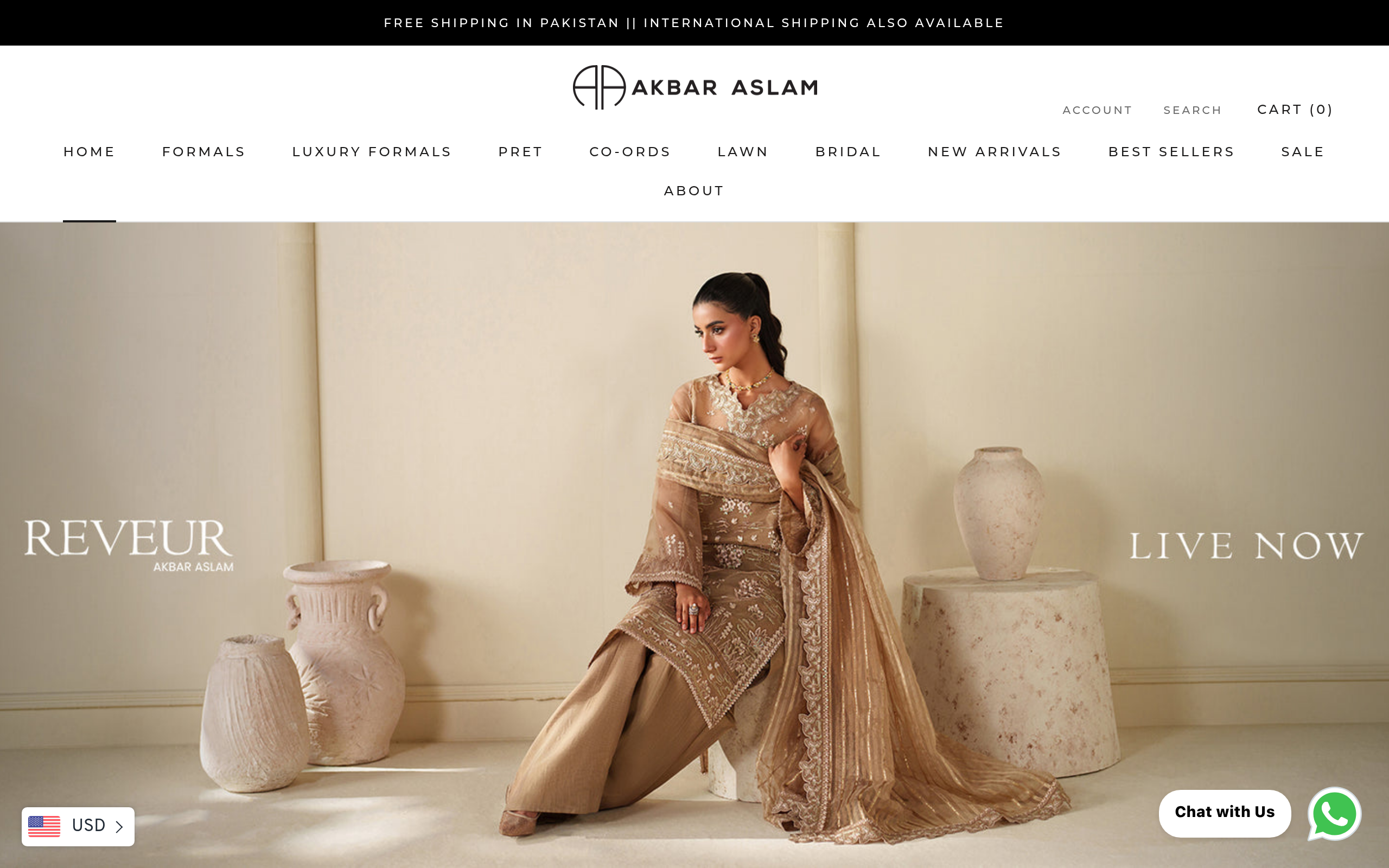 Akbar Aslam - Women's Luxury Dresses