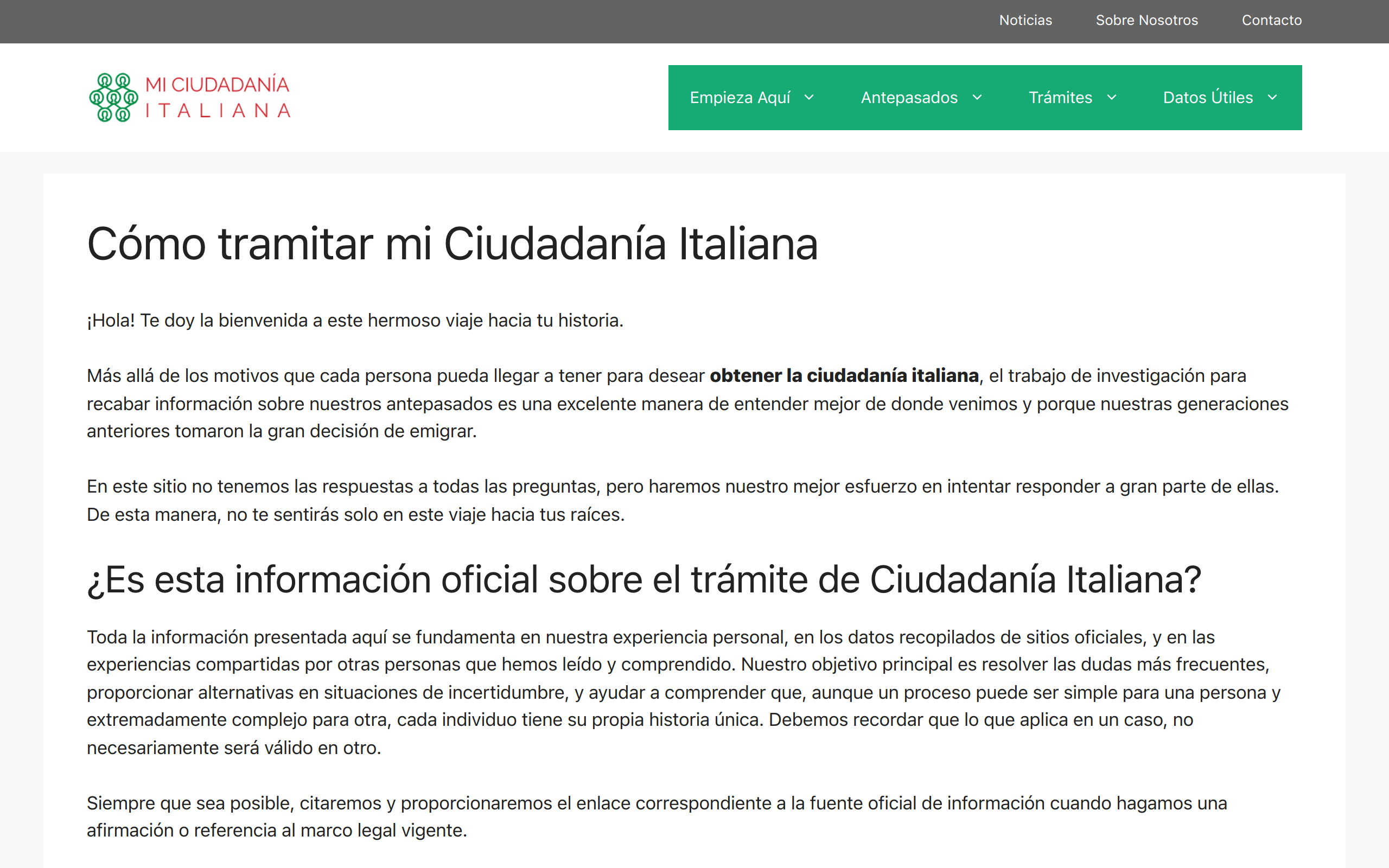 Ciudadanía Italiana Preview