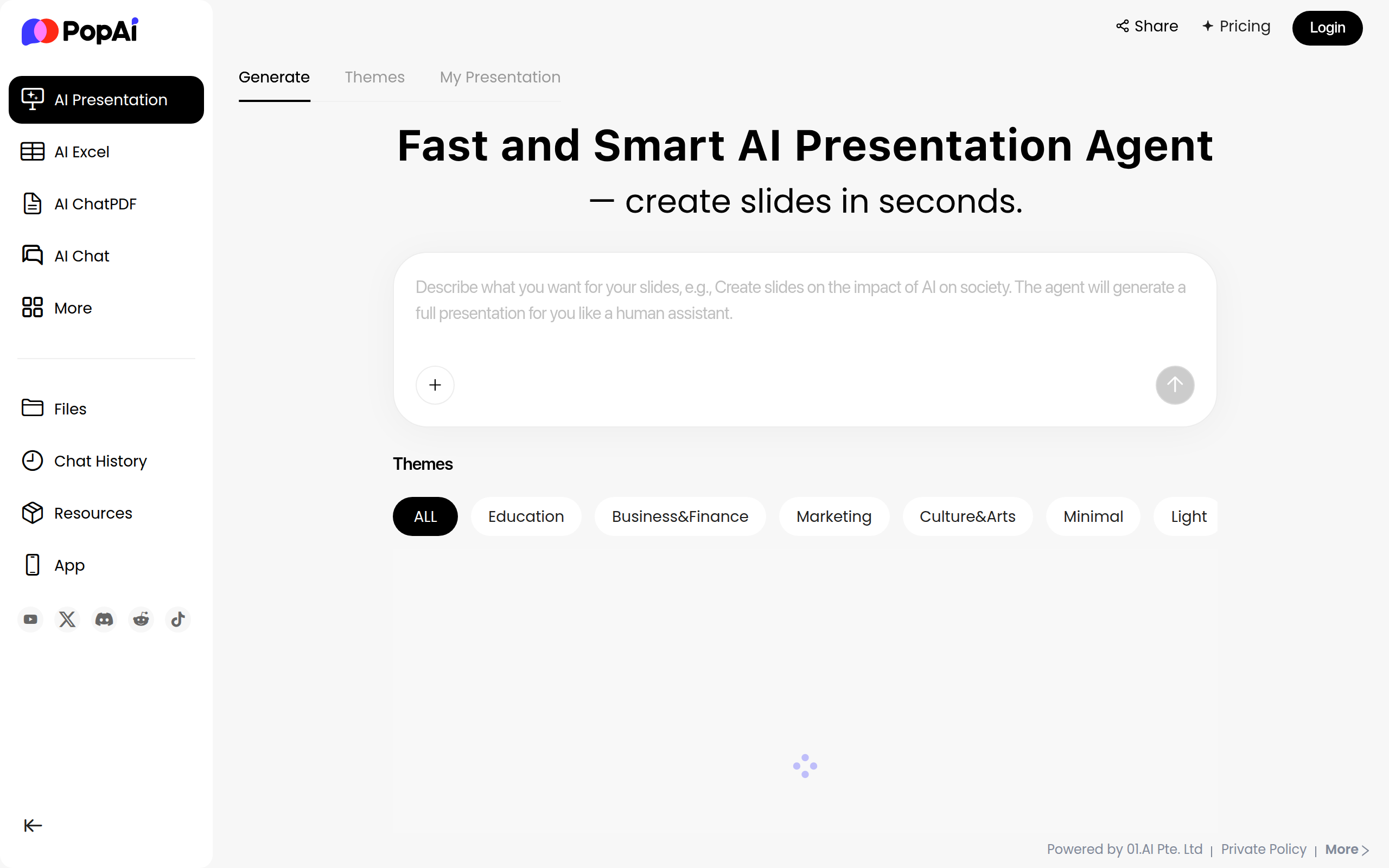 Front-page screenshot of the Awork website, showing its interface and branding.
