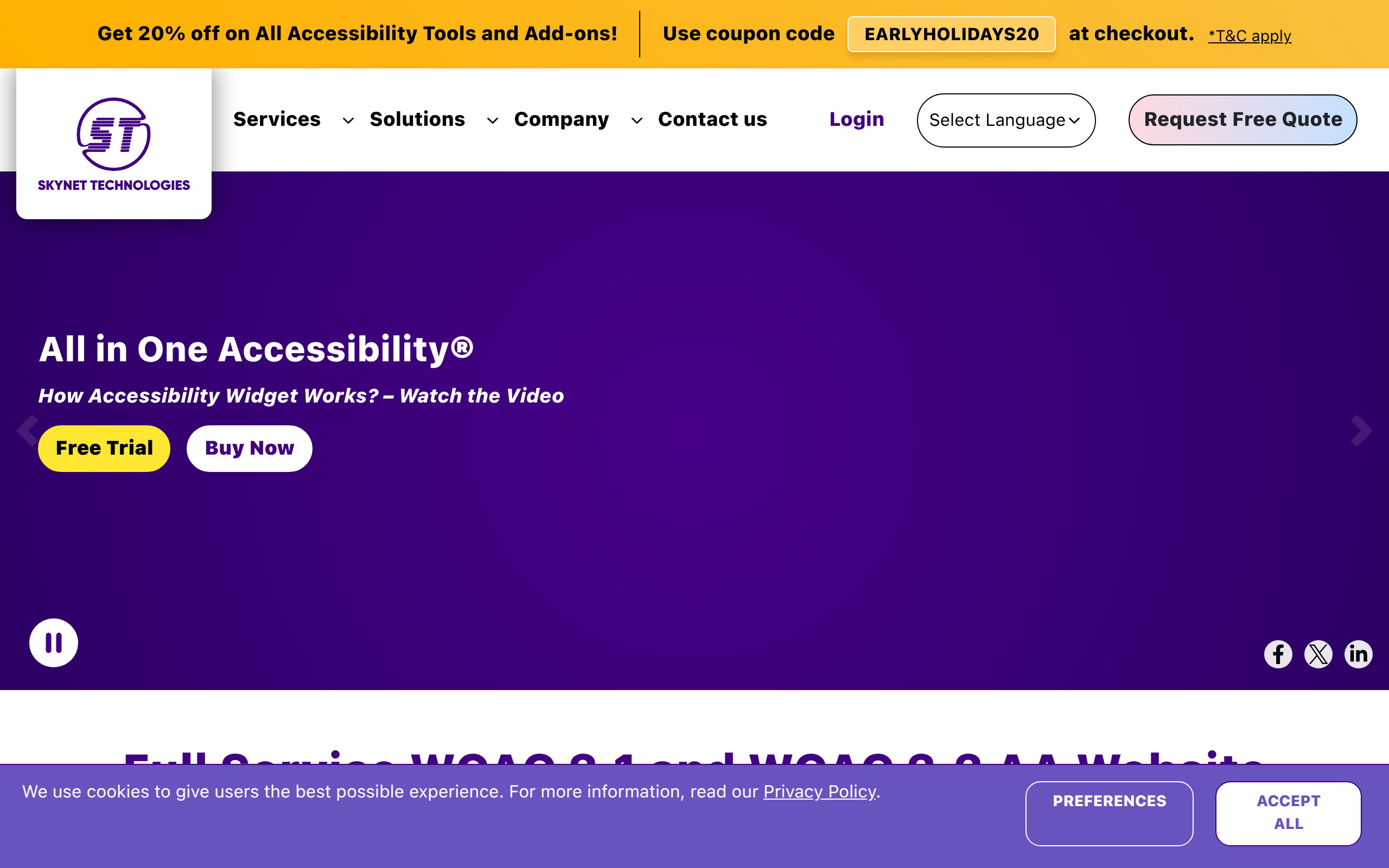 Front-page screenshot of the Awork website, showing its interface and branding.