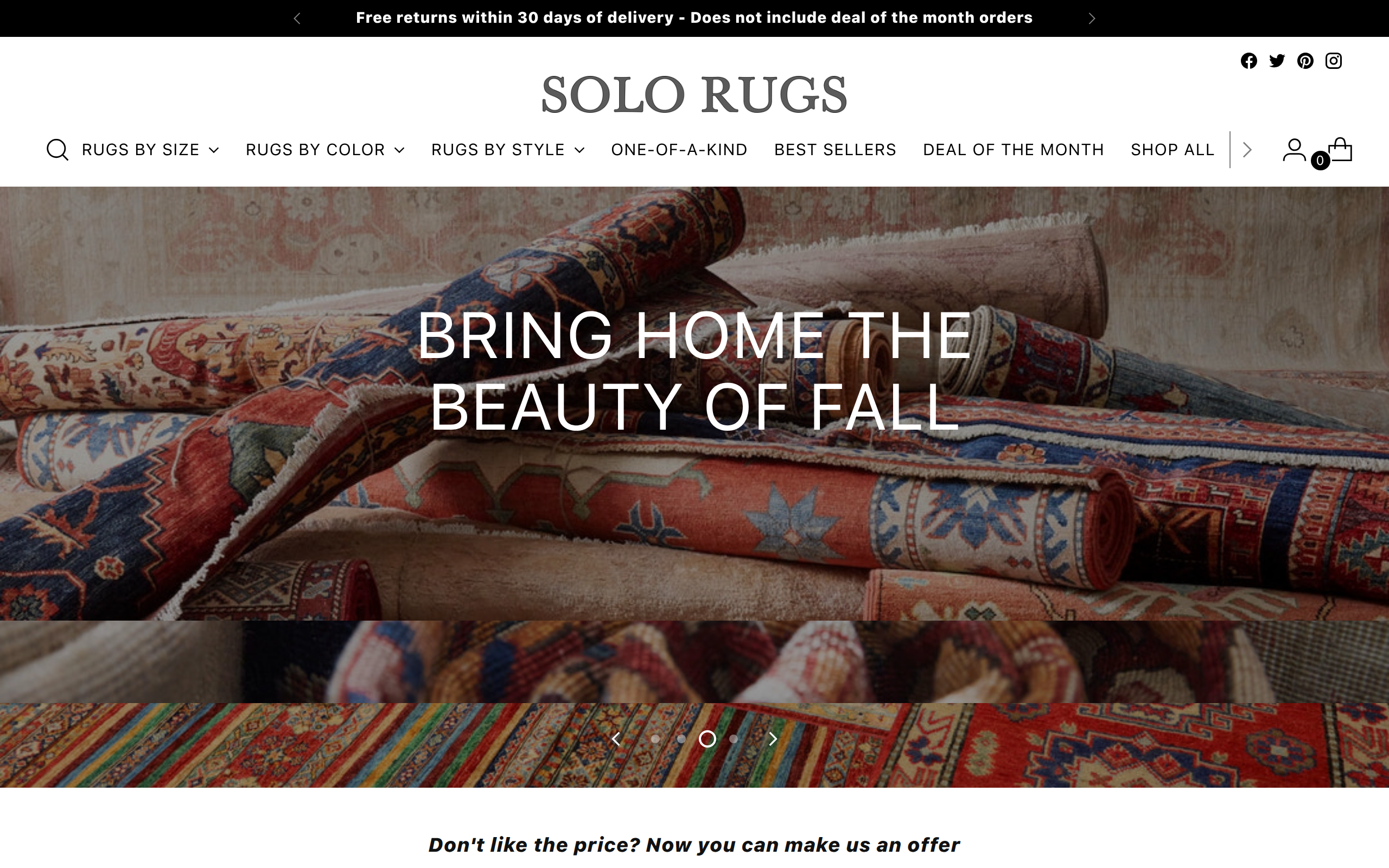 Solo Rugs Screenshot