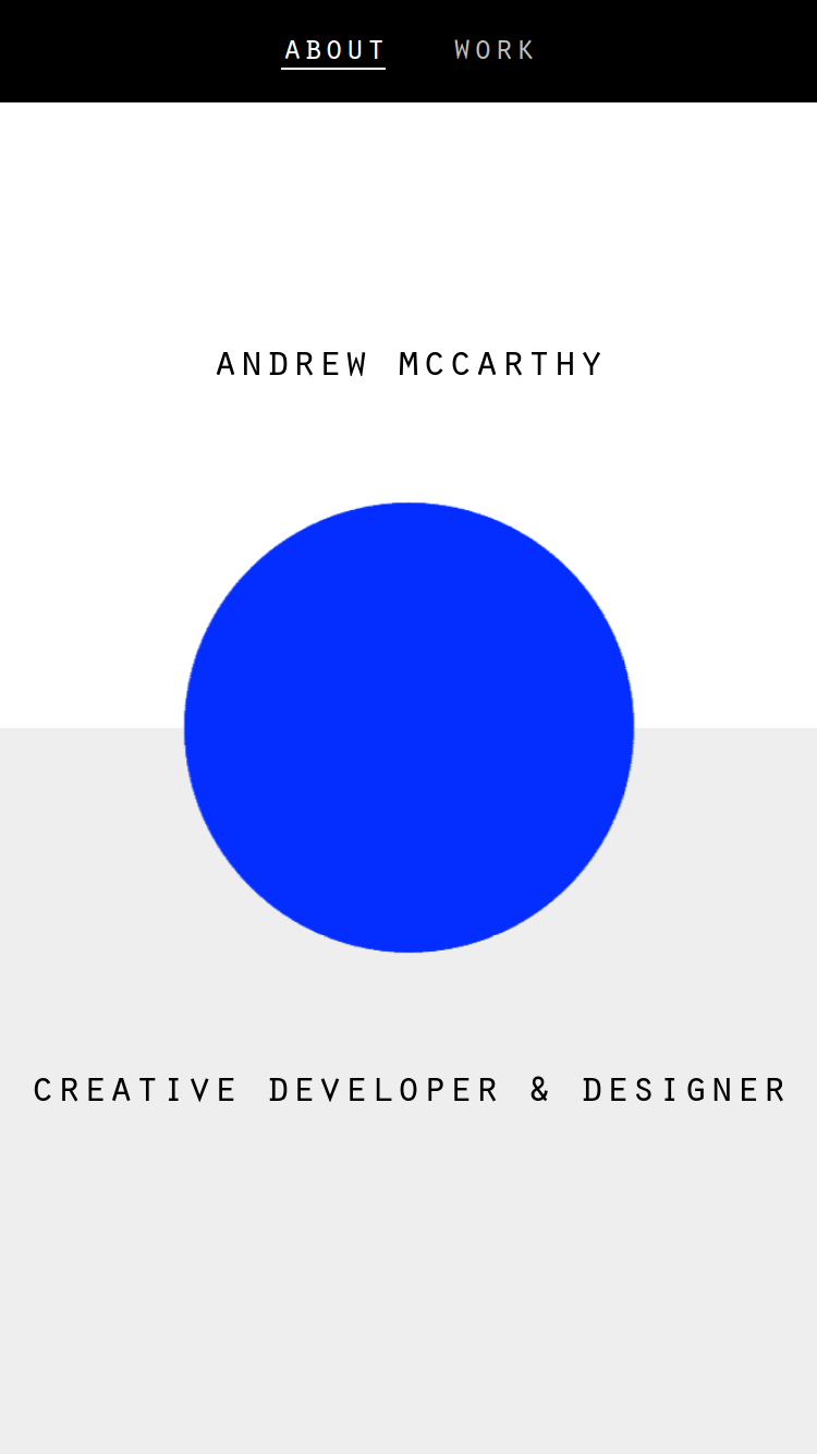 Andrew McCarthy website