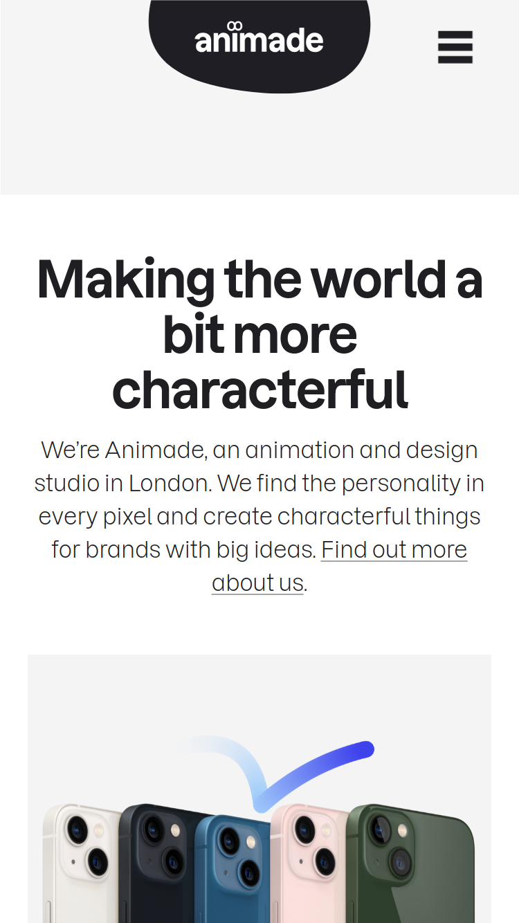 Animade

Visit minimal.gallery, follow on Twitter or receive the weekly/monthly round up website
