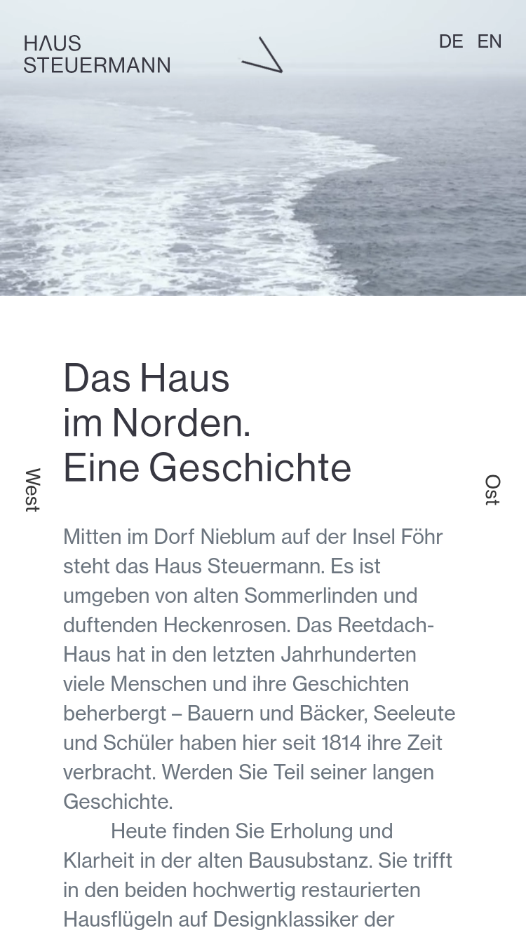 Haus Steuermann website
