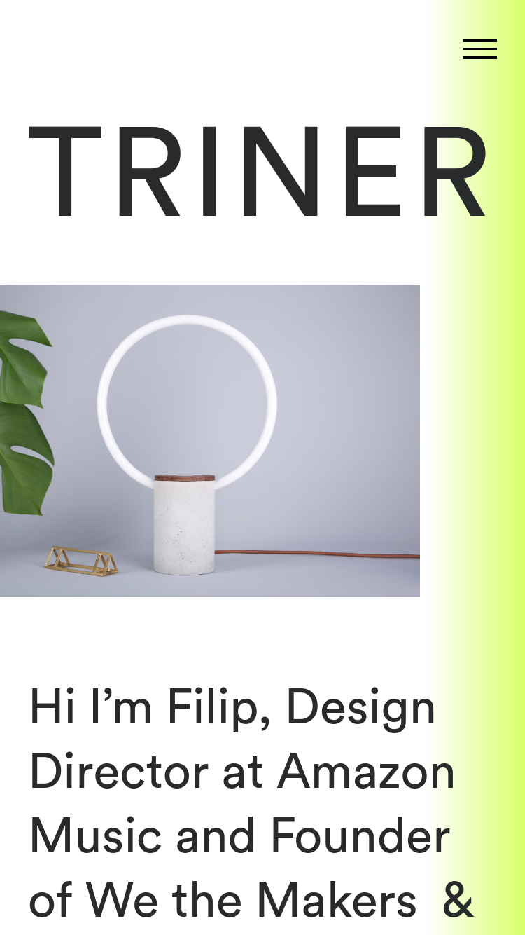 Filip Triner website