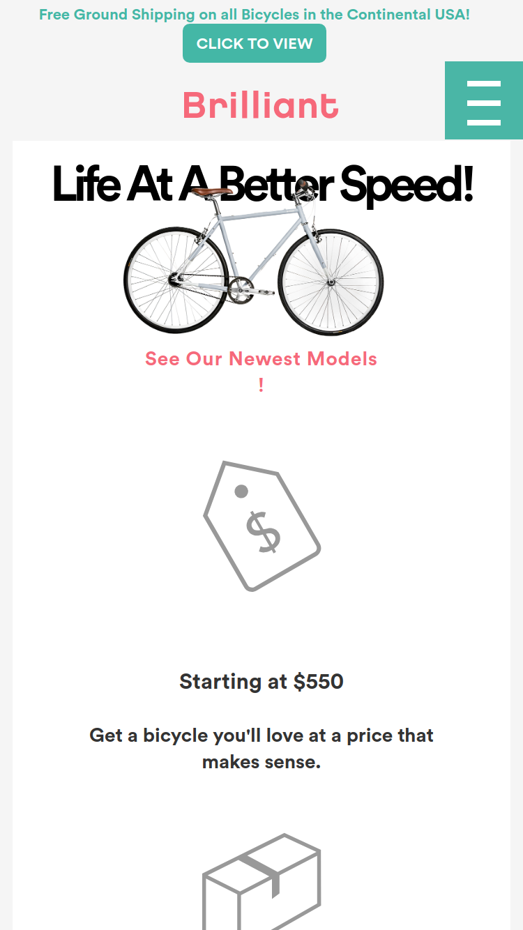 Brilliant Bicycles website