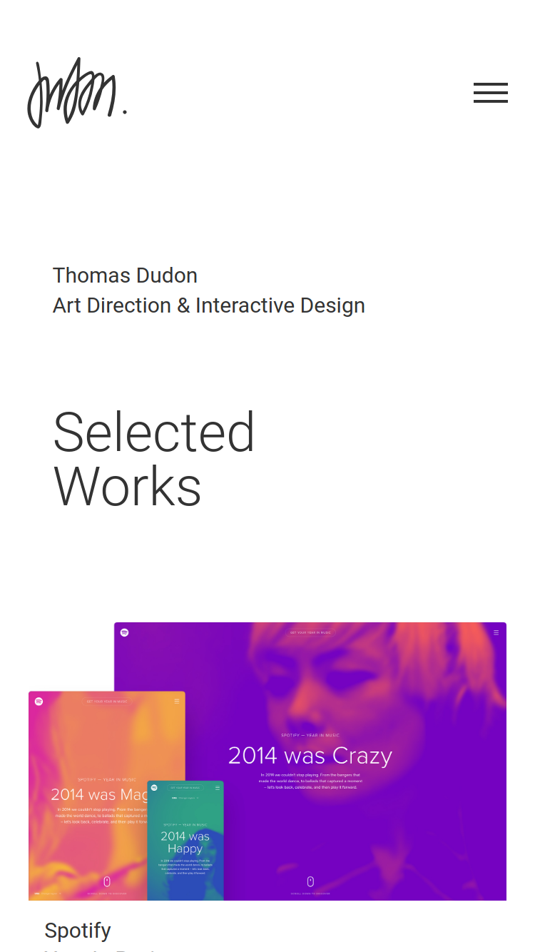 Thomas Dudon website