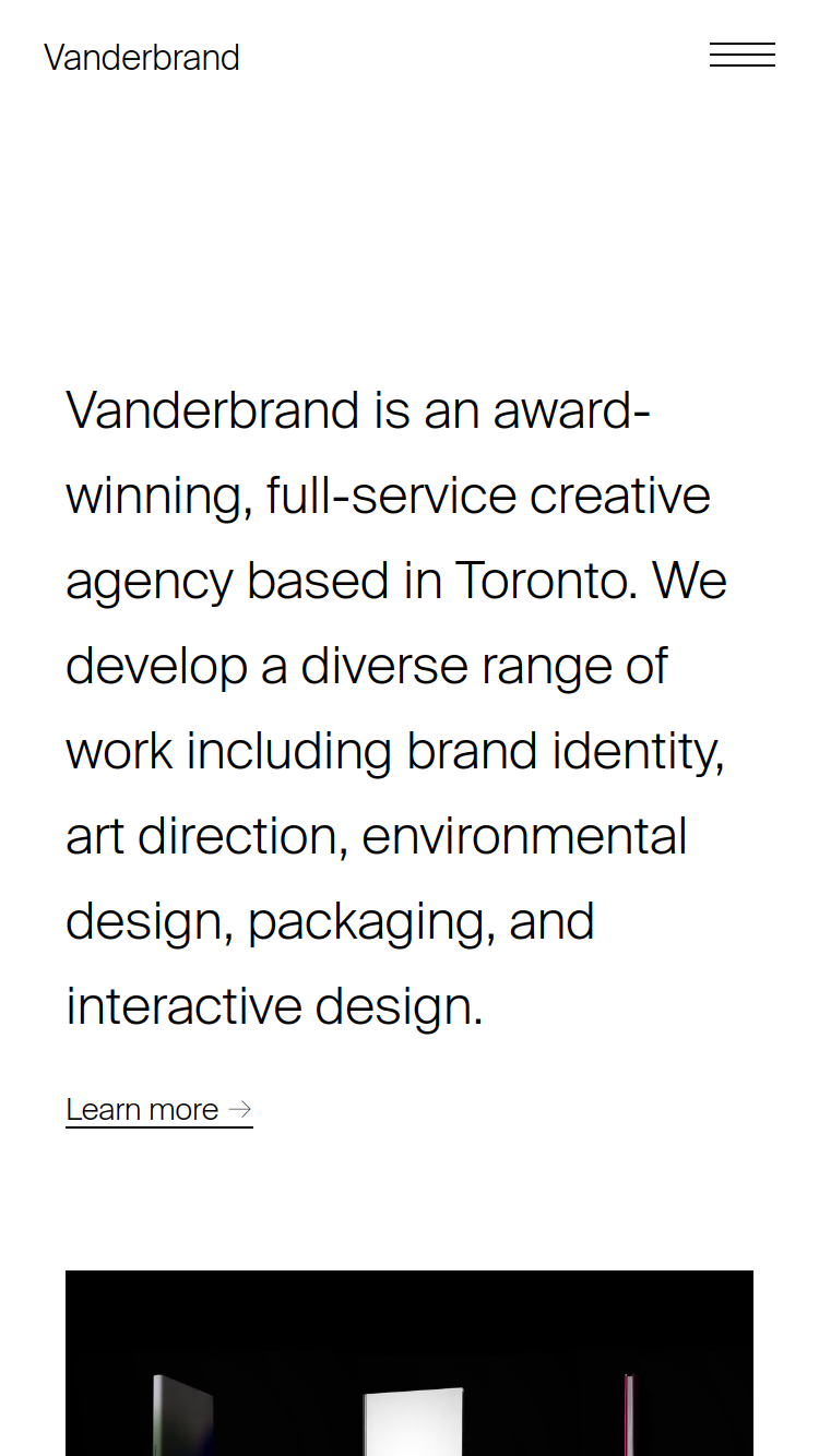 Vander Brand website