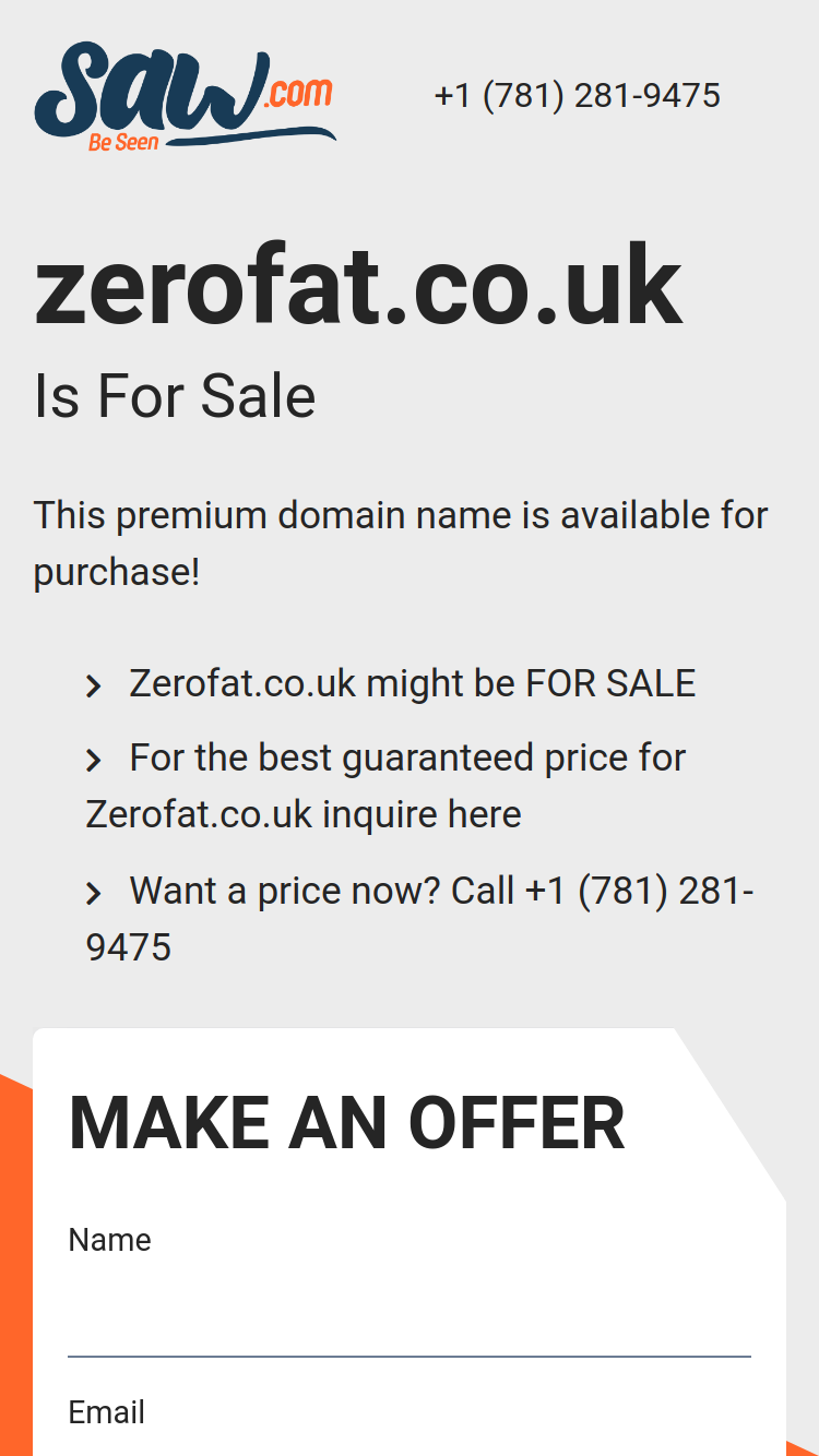 ZeroFat website
