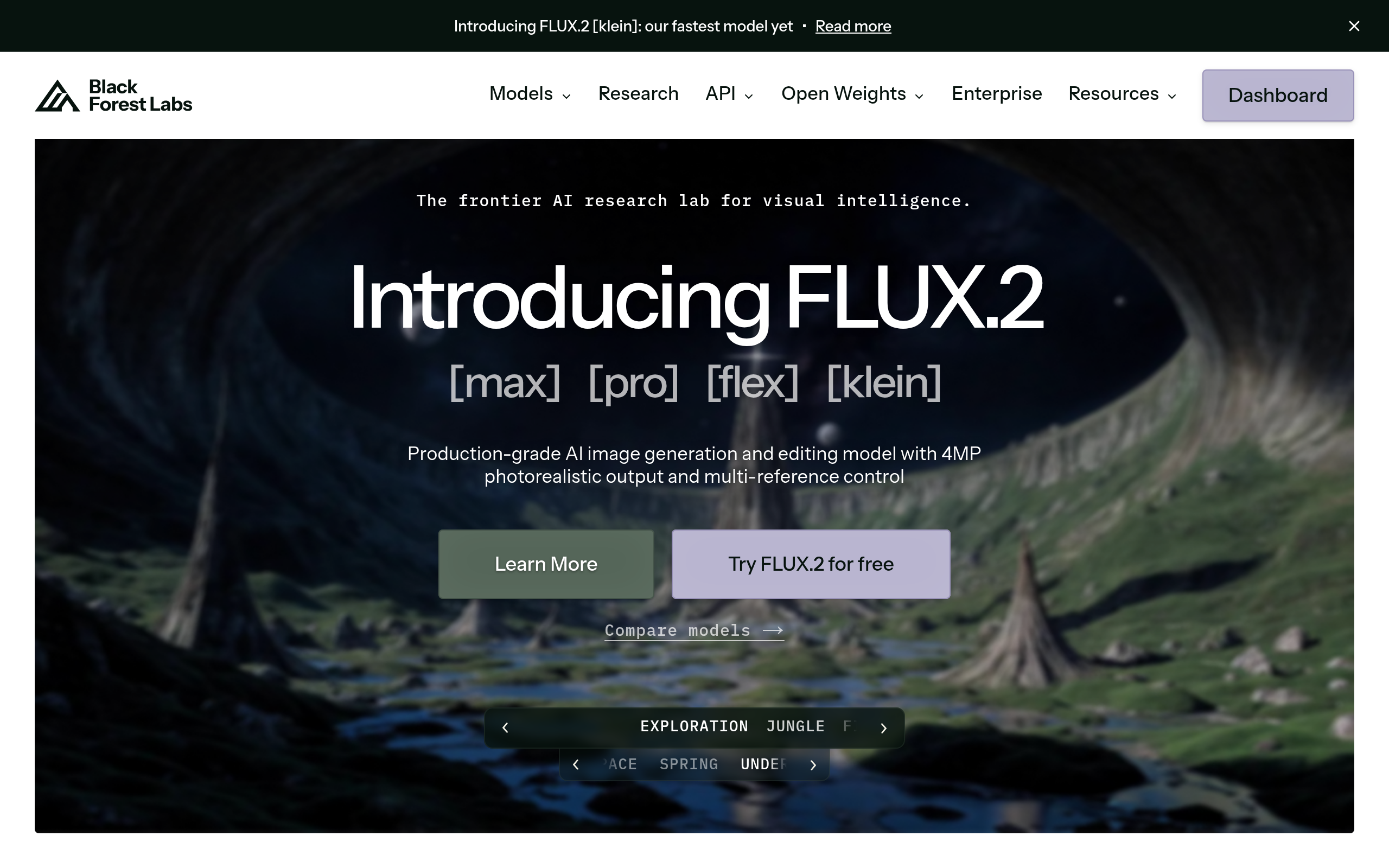 Flux website preview