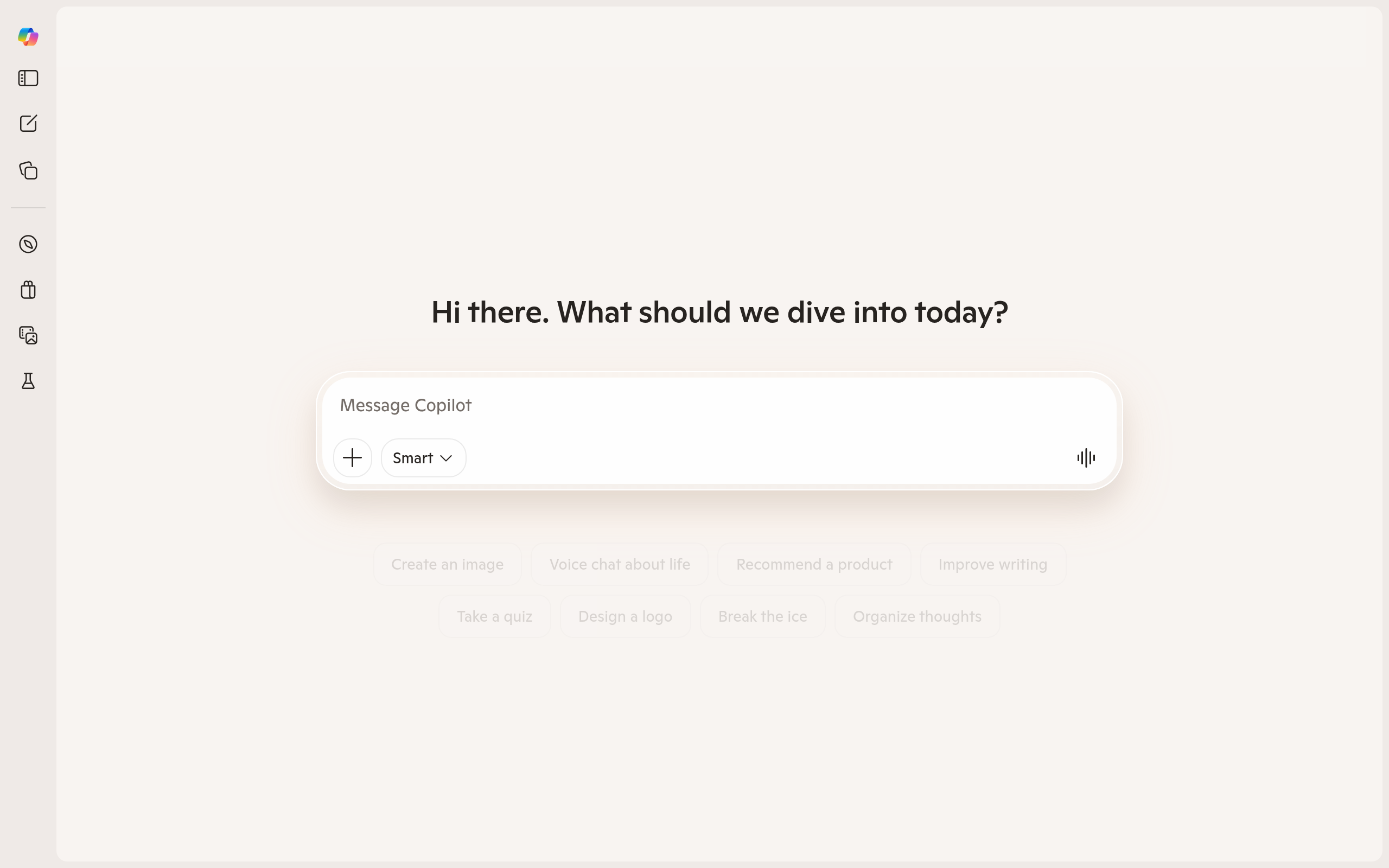 Microsoft Copilot website preview
