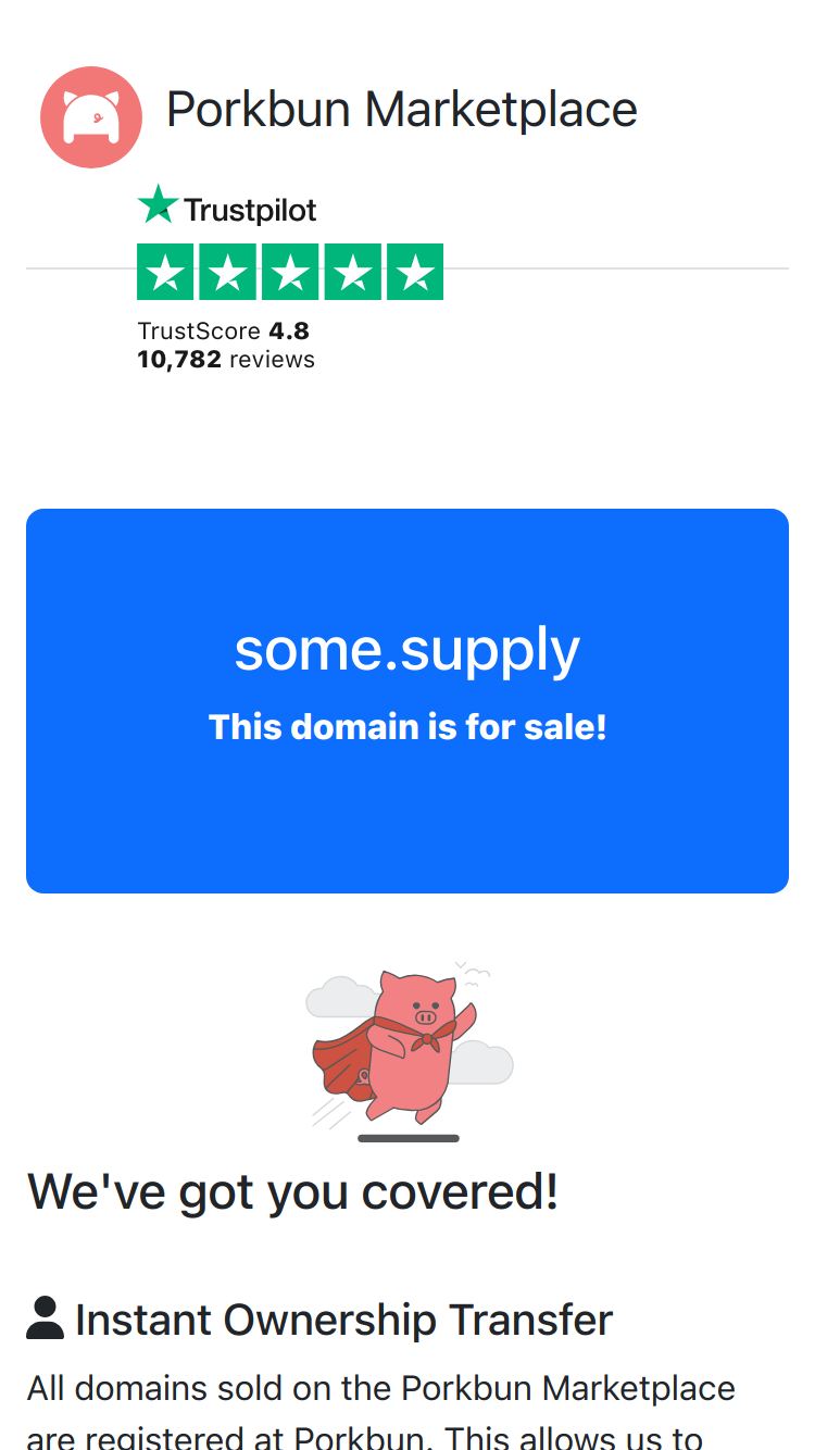 Some Supply website