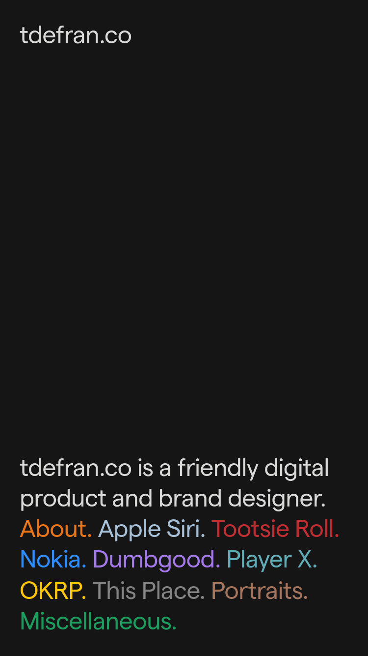 T. DeFranco website