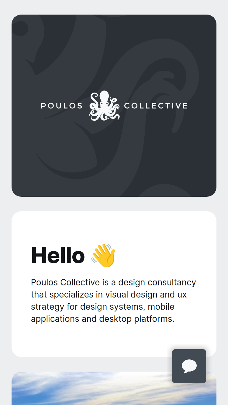 Poulos Collective website