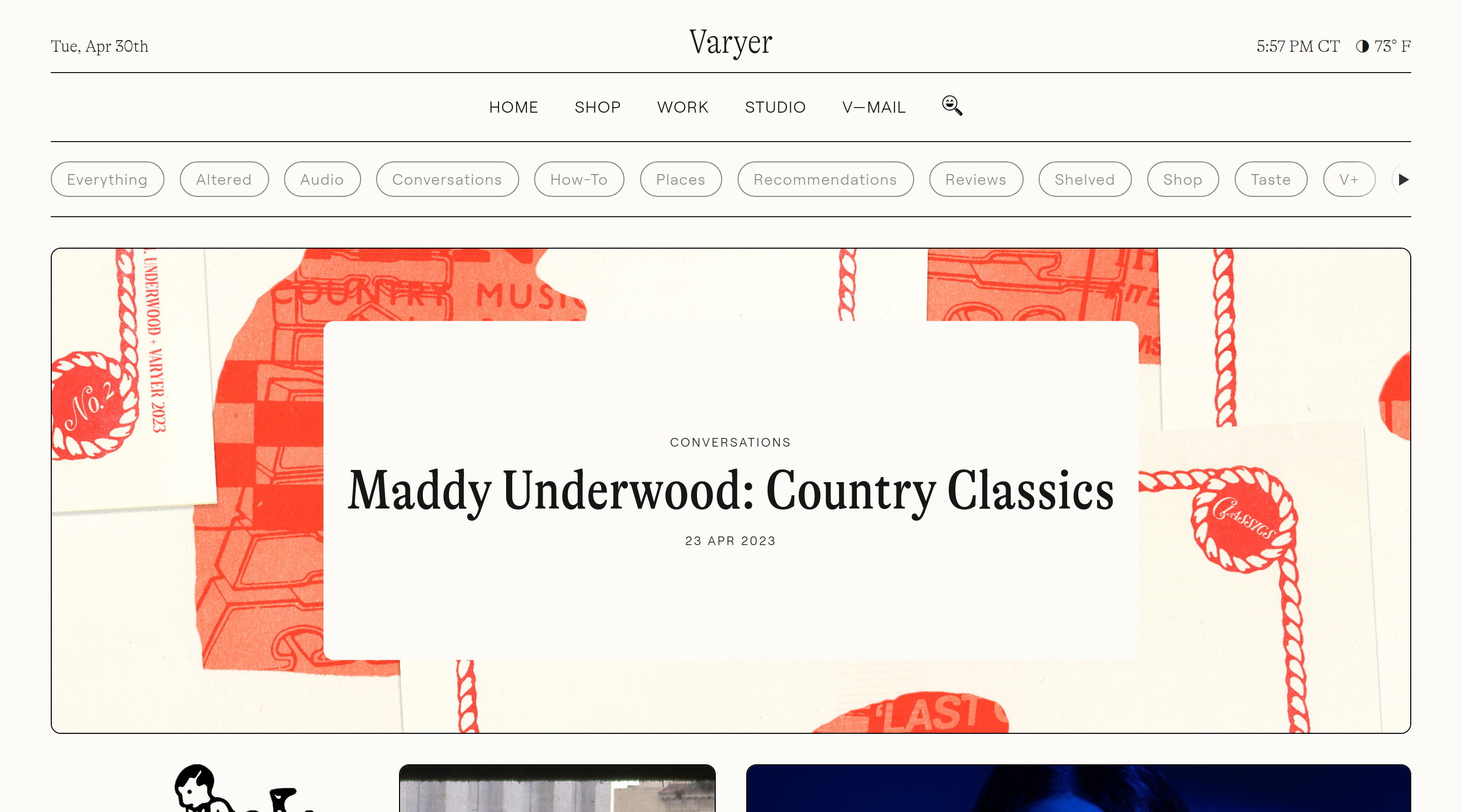 Varyer website