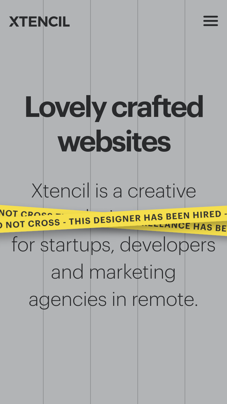 Xtencil website